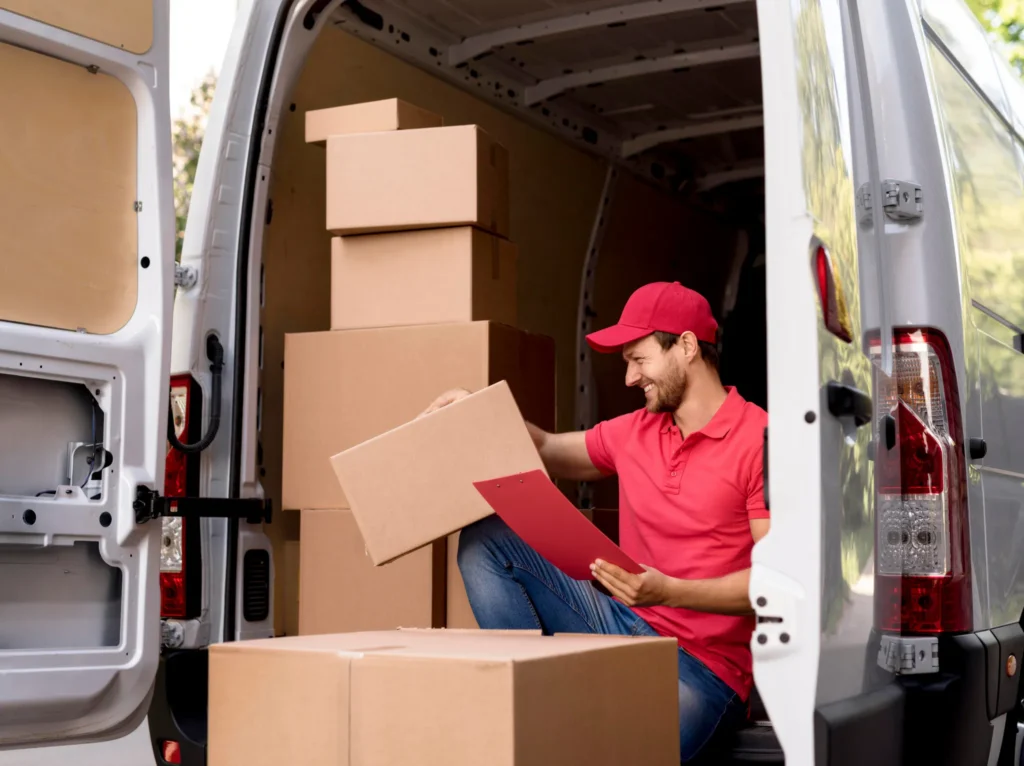 Camión realizando transporte regional por carretera