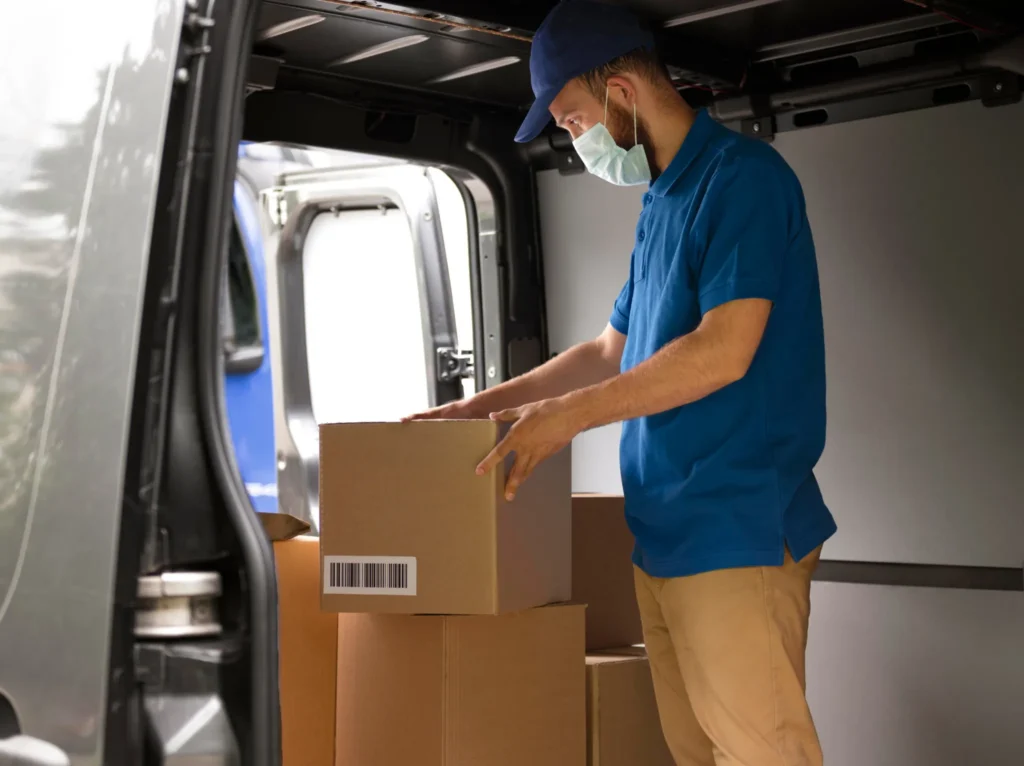 Servicio de reparto local por carretera